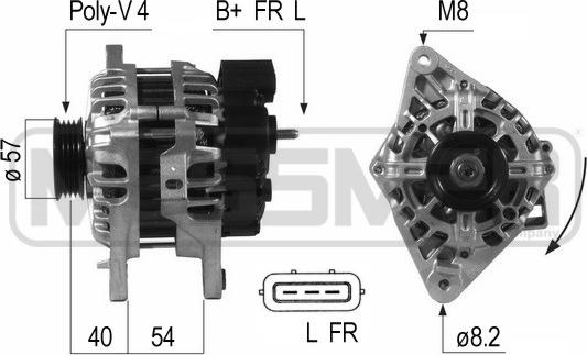 ERA 210652 - Генератор autospares.lv