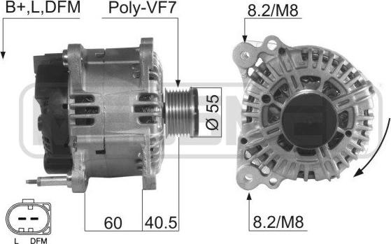 ERA 210606 - Генератор autospares.lv