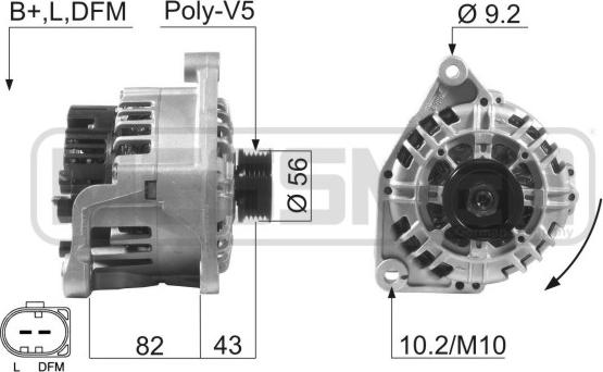 ERA 210601 - Генератор autospares.lv