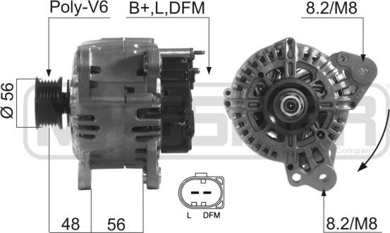 ERA 210603 - Генератор autospares.lv