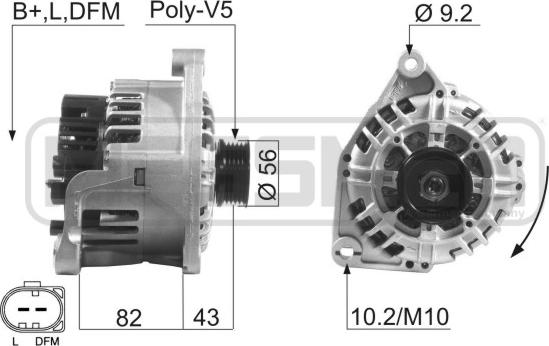 ERA 210602 - Генератор autospares.lv