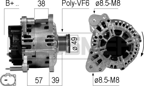 ERA 210684 - Генератор autospares.lv