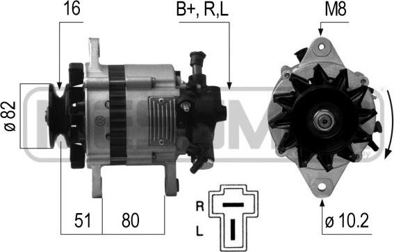 ERA 210680 - Генератор autospares.lv