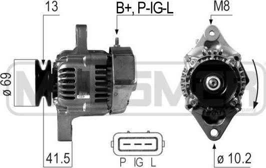 ERA 210681 - Генератор autospares.lv