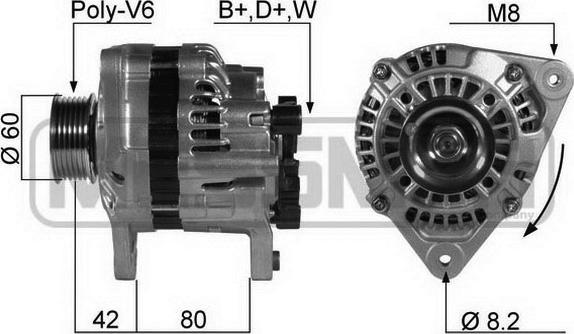 ERA 210090R - Генератор autospares.lv