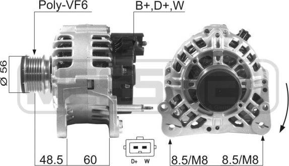 ERA 210093 - Генератор autospares.lv