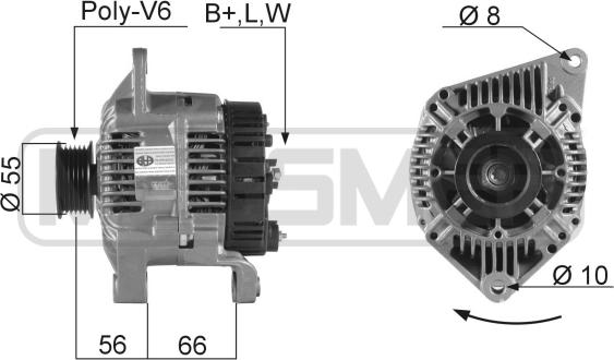 ERA 210049R - Генератор autospares.lv