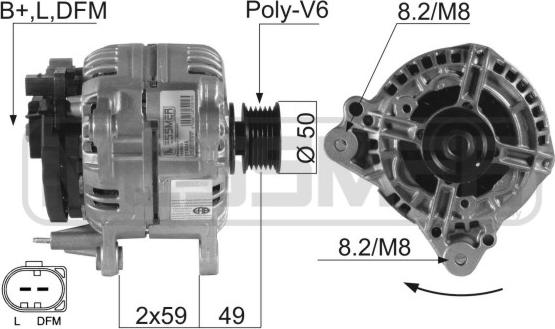 ERA 210045 - Генератор autospares.lv