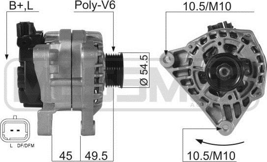 ERA 210054A - Генератор autospares.lv