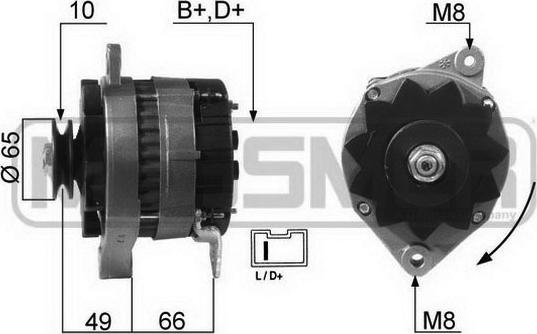 ERA 210058R - Генератор autospares.lv