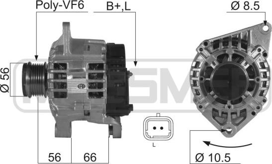 ERA 210053 - Генератор autospares.lv