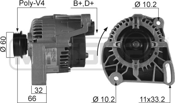 ERA 210019R - Генератор autospares.lv