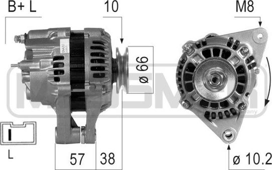 ERA 210015A - Генератор autospares.lv