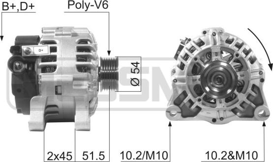 ERA 210016 - Генератор autospares.lv