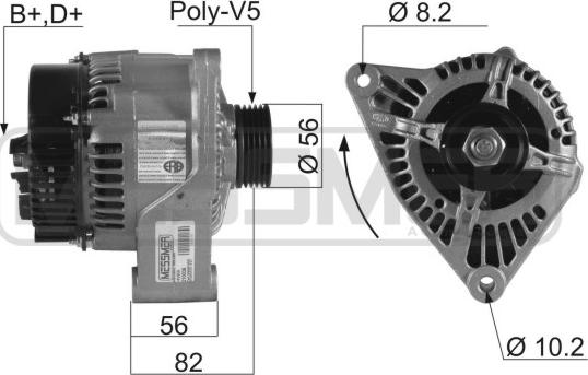 ERA 210036R - Генератор autospares.lv