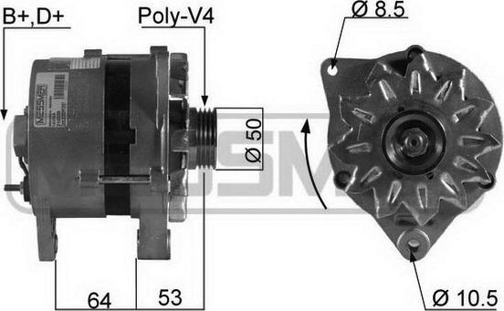 ERA 210038R - Генератор autospares.lv