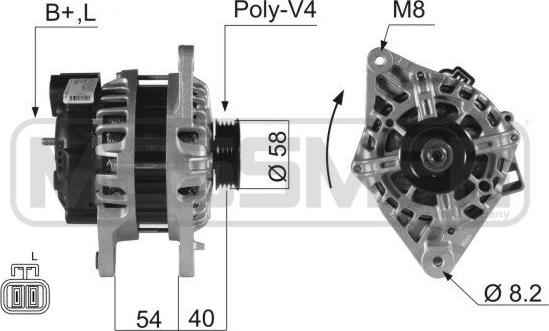 ERA 210022R - Генератор autospares.lv