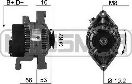 ERA 210195R - Генератор autospares.lv