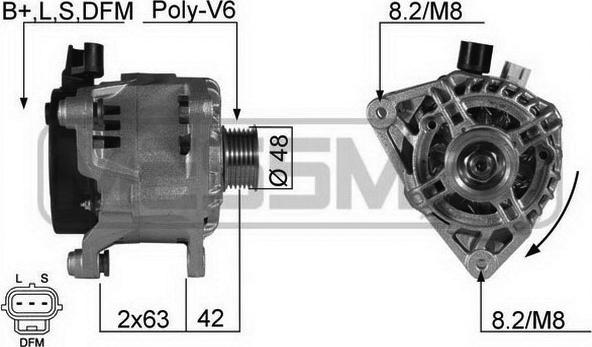 ERA 210196A - Генератор autospares.lv