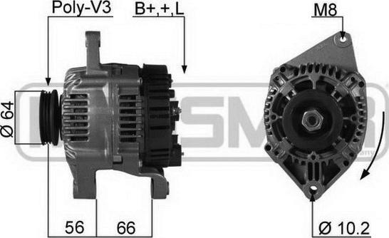 ERA 210146R - Генератор autospares.lv