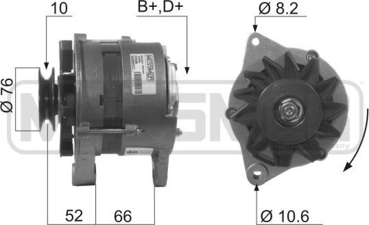 ERA 210168R - Генератор autospares.lv