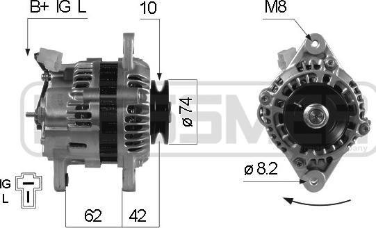 ERA 210107A - Генератор autospares.lv