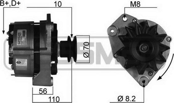 ERA 210117R - Генератор autospares.lv