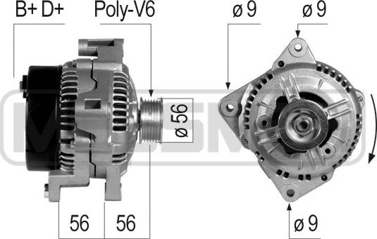 ERA 210181R - Генератор autospares.lv