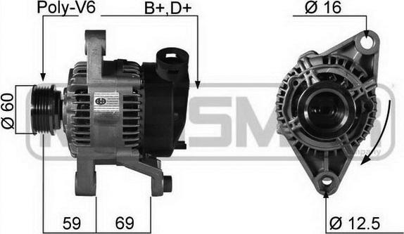 ERA 210132R - Генератор autospares.lv