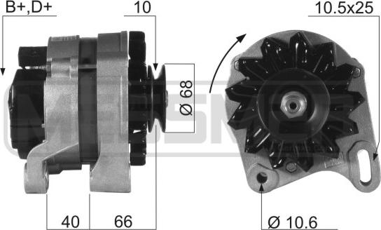 ERA 210127R - Генератор autospares.lv