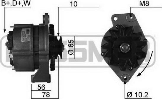 ERA 210176R - Генератор autospares.lv