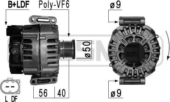 ERA 210897 - Генератор autospares.lv