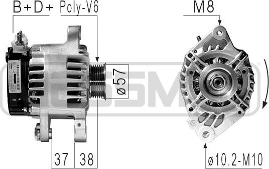 ERA 210841 - Генератор autospares.lv