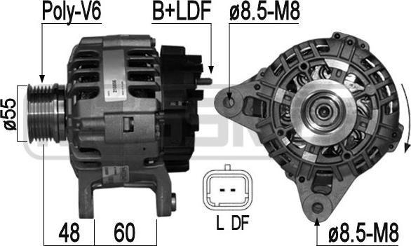 ERA 210856 - Генератор autospares.lv