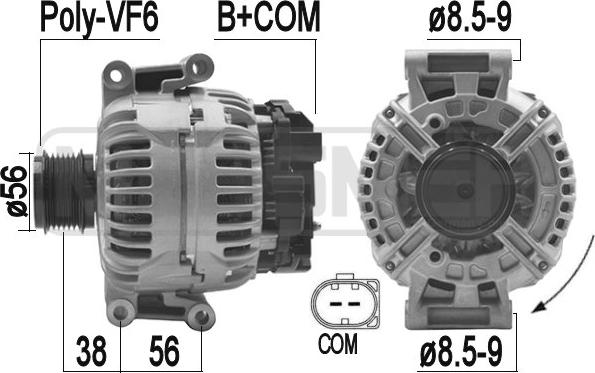 ERA 210850A - Генератор autospares.lv