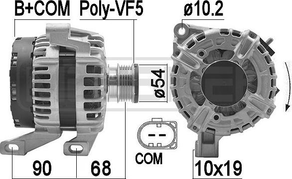 ERA 210852 - Генератор autospares.lv