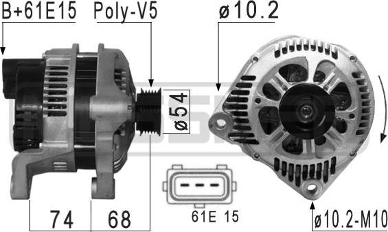 ERA 210868A - Генератор autospares.lv