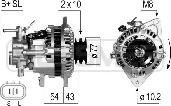 ERA 210806 - Генератор autospares.lv