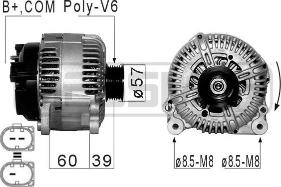 ERA 210831 - Генератор autospares.lv