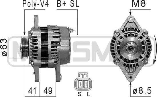 ERA 210837A - Генератор autospares.lv