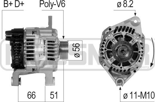 ERA 210824 - Генератор autospares.lv