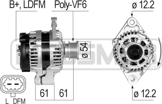 ERA 210826A - Генератор autospares.lv