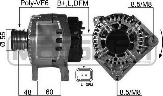 ERA 210394 - Генератор autospares.lv