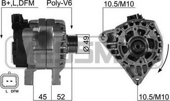 ERA 210396 - Генератор autospares.lv