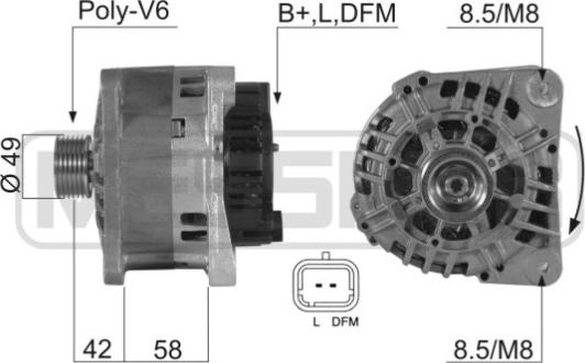 ERA 210390 - Генератор autospares.lv