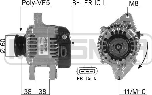 ERA 210392 - Генератор autospares.lv