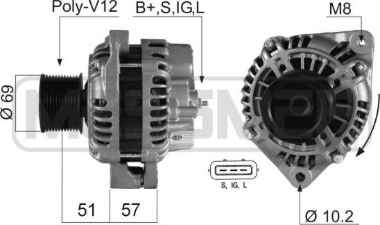 ERA 210341 - Генератор autospares.lv