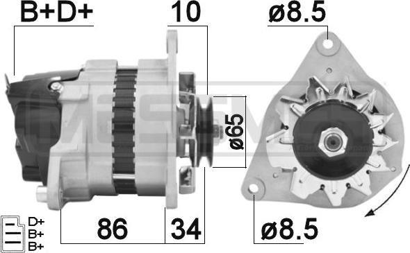 ERA 210343A - Генератор autospares.lv