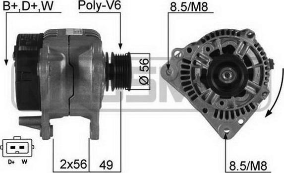 ERA 210350 - Генератор autospares.lv