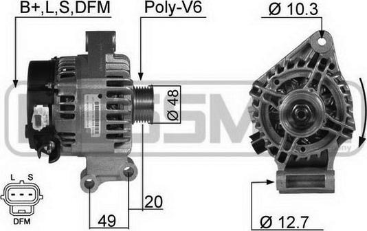 ERA 210357 - Генератор autospares.lv